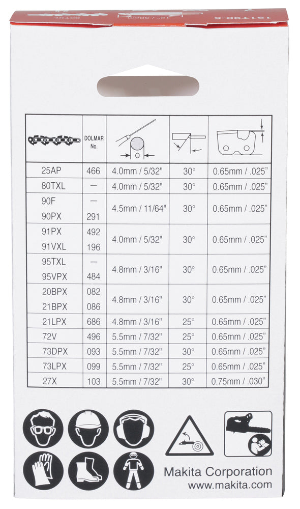 Sägekette 80TXL 30cm   191T90-5
