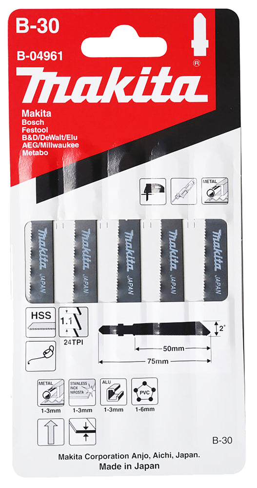 Stichsägeblatt B-30 Metall/Kunststoff   B-04961