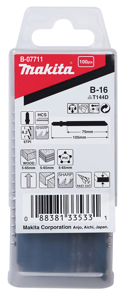 Stichsägeblatt B-16 Holz/Kunststoff   B-07711