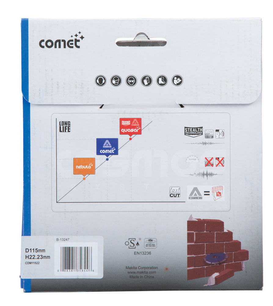 Diamanttrennscheibe Comet 115mm   B-13247