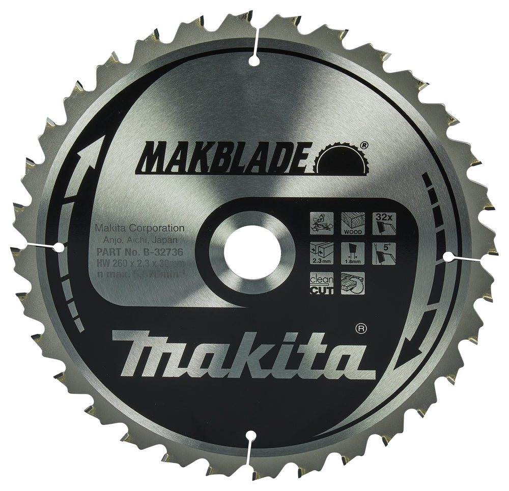 MAKBLADE Sägeb. 260x30x32Z   B-32736