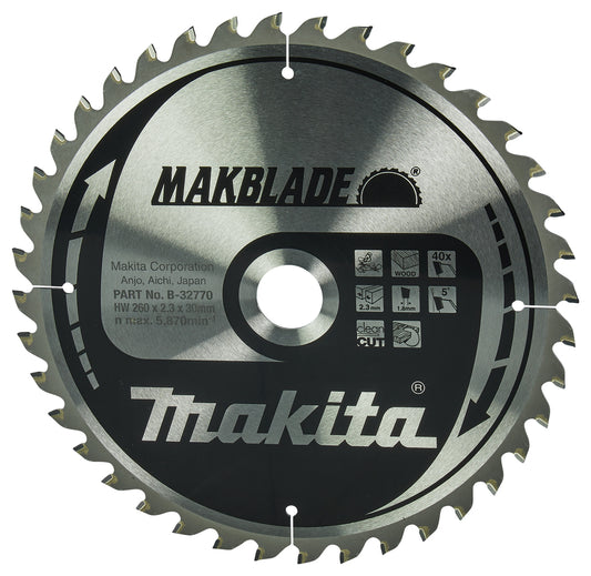 MAKBLADE Sägeb. 260x30x40Z   B-32770