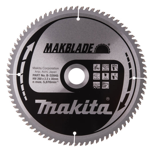 MAKBLADE Sägeb. 260x30x80Z   B-32845