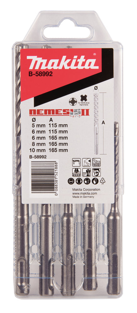 NEMESIS II Bohrerset SDS-PLUS   B-58992