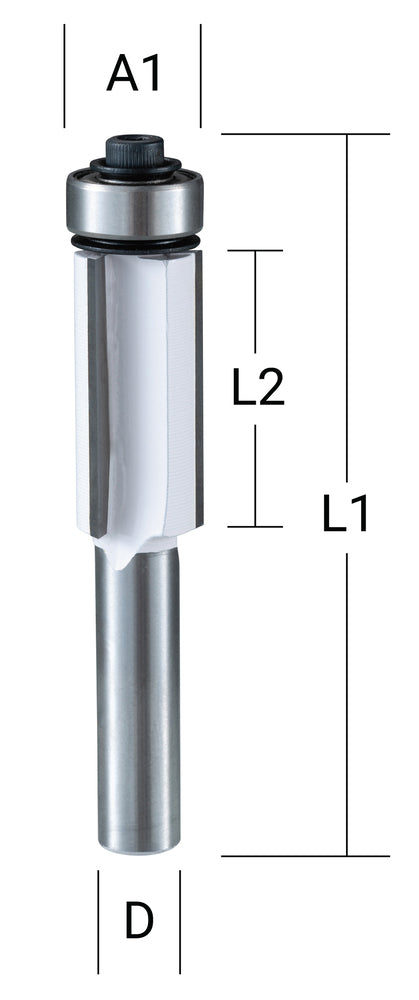 Bündigfräser dreischneidig   D-47759