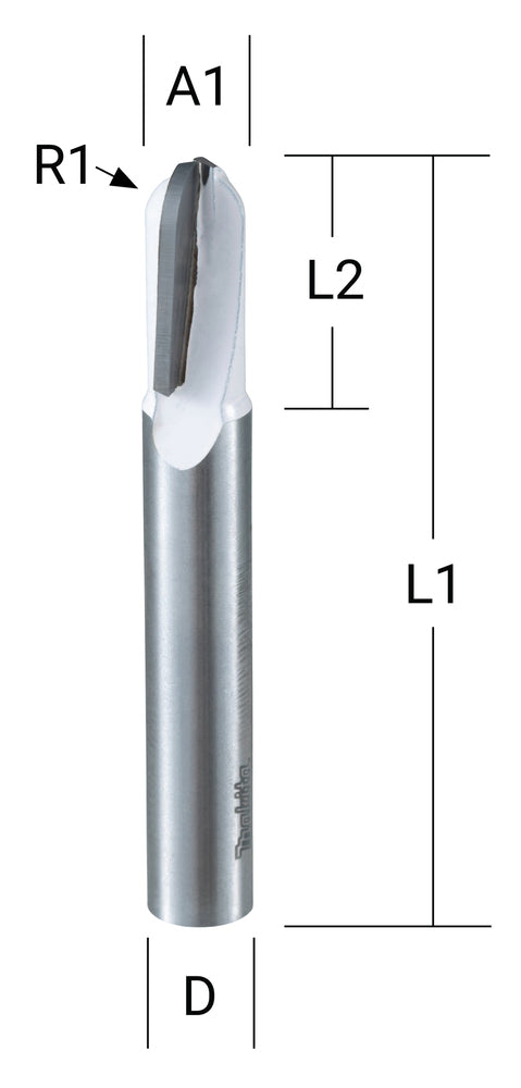 Hohlkehlfräser 9,5 mm   D-47999