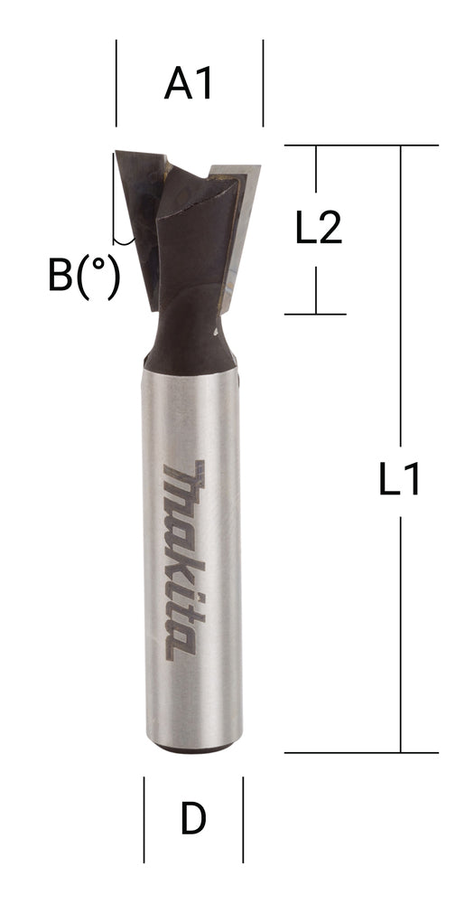 Zinken- und Gratfräser 9,5 mm   D-48066