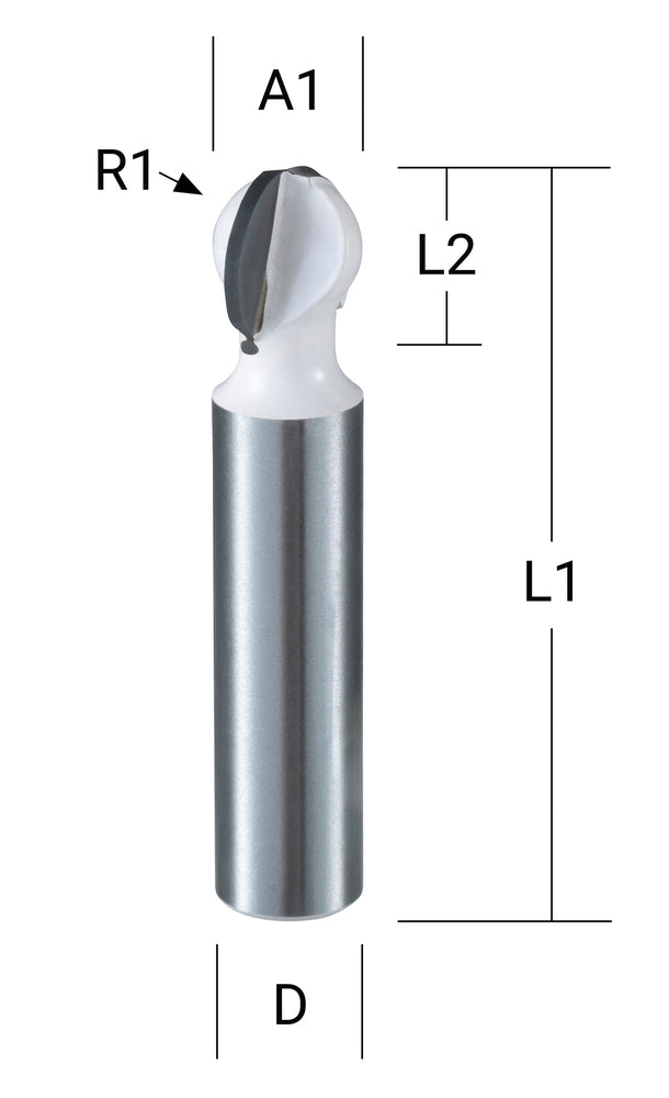 Kugelfräser 9,5 mm   D-48119