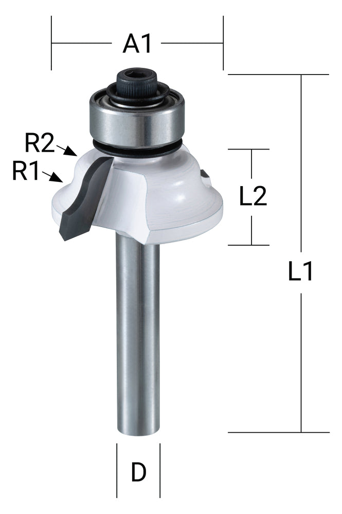 Profilfräser römisch 28,6 mm    D-48810