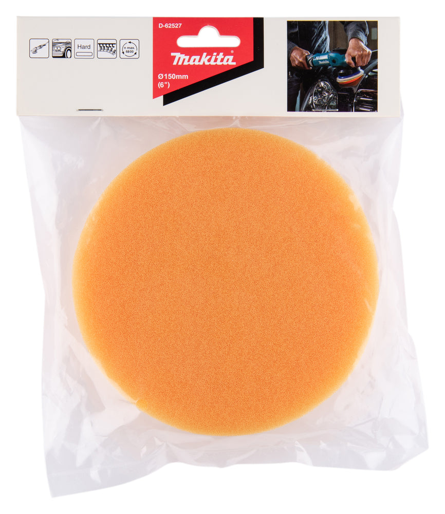 Polierpad orange Ø 150 mm     D-62527