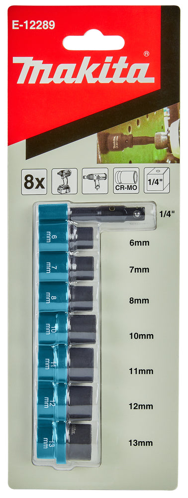 Schlagnuss-Set 1/4"   E-12289