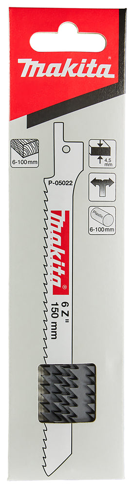 Reciprosägeblatt 150/6Z Kurvenschnitt Holz/Kunststoff   P-05022